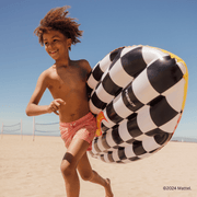 Hot Wheels Checkered Flame Surfboard (Reversible) Pool Float